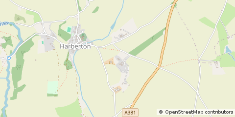 Map of Totnes, Devon