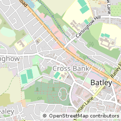 Map of Batley, West Yorkshire