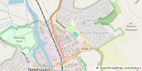 Map of Avis WAY Newhaven, East Sussex
