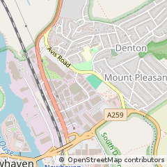 Map of Avis WAY Newhaven, East Sussex