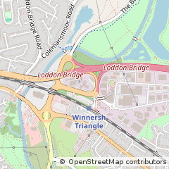 Map of Winnersh, Wokingham