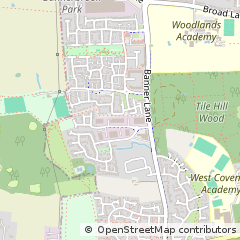 Map of Coventry, West Midlands