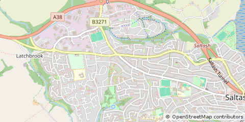 Map of Saltash