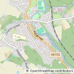 Map of Sheffield, South Yorkshire