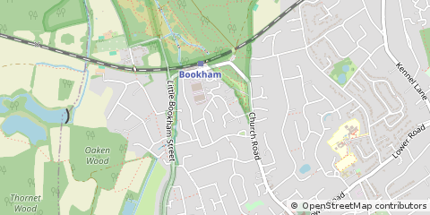 Map of Leatherhead