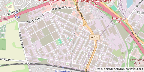 Map of Glasgow