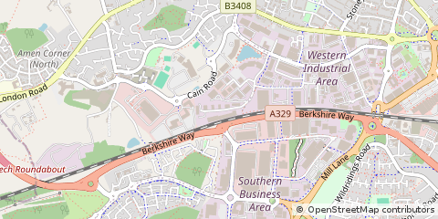 Map of Bracknell
