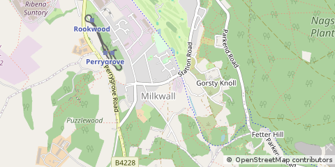 Map of Coleford, Gloucestershire