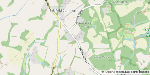 Map of East Grinstead, Sussex