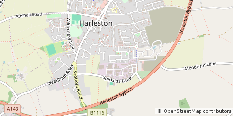 Map of Harleston
