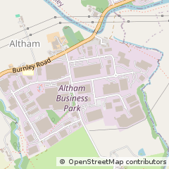 Map of Accrington, Lancashire