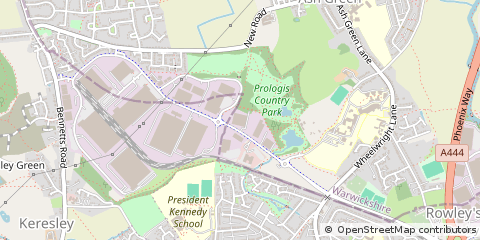 Map of Coventry, West Midlands