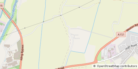 Map of Spalding, Lincolnshire