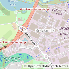 Map of Northampton, Northamptonshire