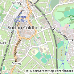 Map of Sutton Coldfield
