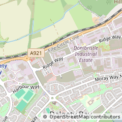 Map of Dunfermline, Fife