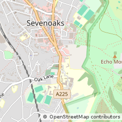 Map of Sevenoaks