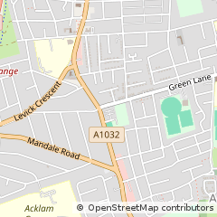 Map of Middlesbrough, Cleveland