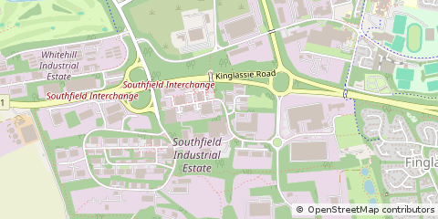 Map of Glenrothes, Fife
