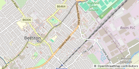 Map of Nottingham