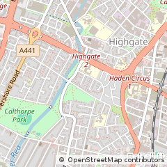 Map of Birmingham, West Midlands