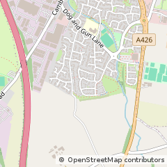 Map of Leicester, Leicestershire