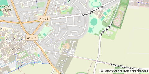 Map of Cambridge, Cambridgeshire