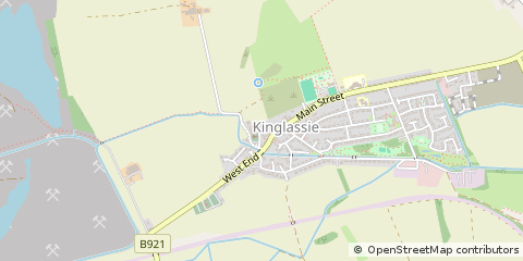 Map of Kinglassie, Fife