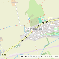 Map of Kinglassie, Fife