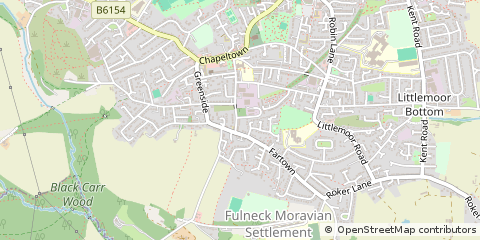 Map of Pudsey
