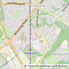 Map of Dalkeith