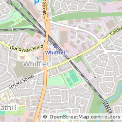 Map of Coatbridge, North Lanarkshire