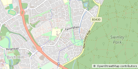 Map of Bracknell, Berkshire