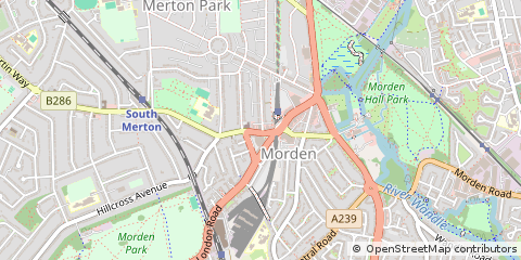 Map of Morden