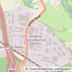 Map of Bredbury, Stockport