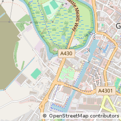 Map of Gloucester, Gloucestershire