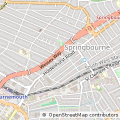 Map of Bournemouth