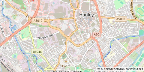 Map of Stoke-on-Trent