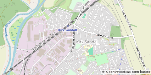 Map of Doncaster