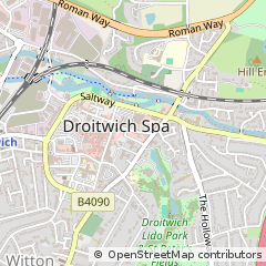 Map of Droitwich SPA, Worcestershire