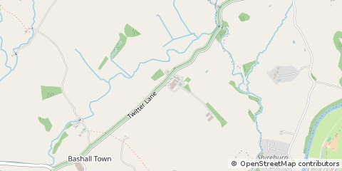 Map of Clitheroe, Lancashire