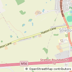 Map of Warrington, Cheshire