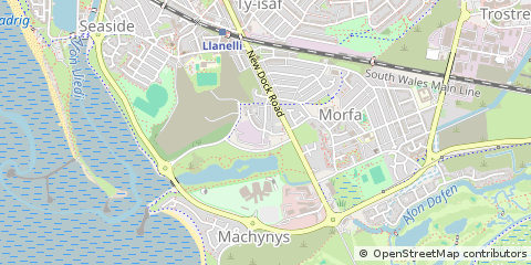 Map of Llanelli