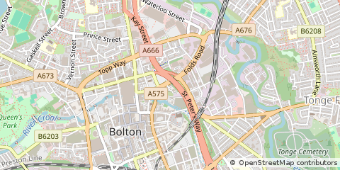 Map of Bolton