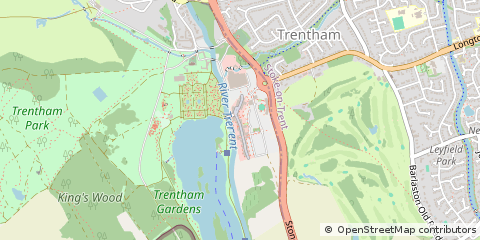 Map of Stoke-on-Trent, Staffordshire