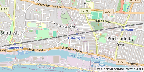 Map of Brighton