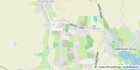 Map of Chichester, West Sussex