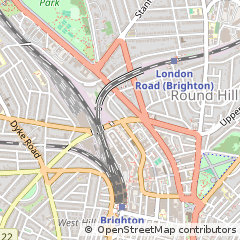 Map of Brighton, East Sussex