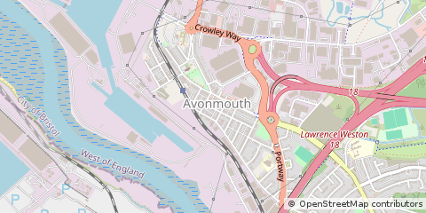 Map of Bristol, Avon