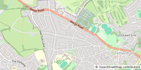Map of Wolverhampton, West Midlands